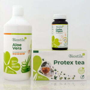 Aloe Vera, Carbo Digest, Protex