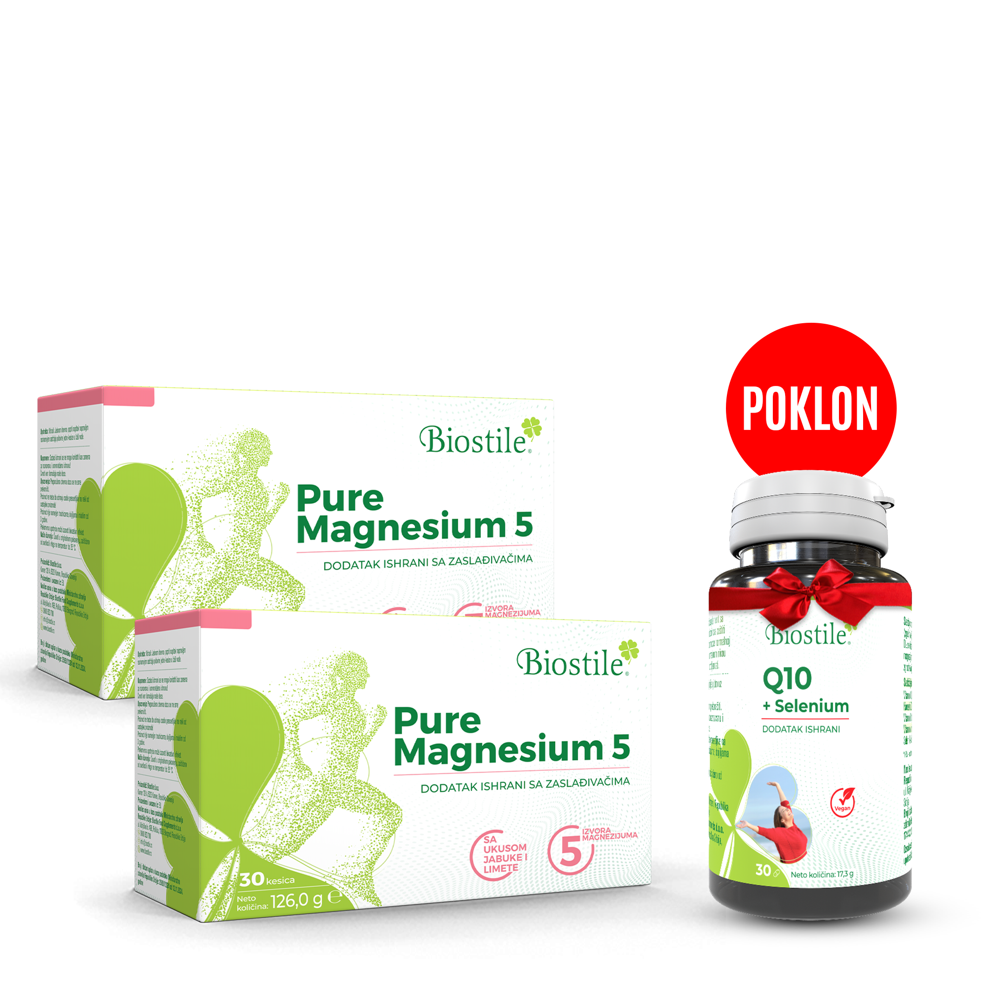 2 X PURE MAGNESIUM + POKLON KOENZIM Q10