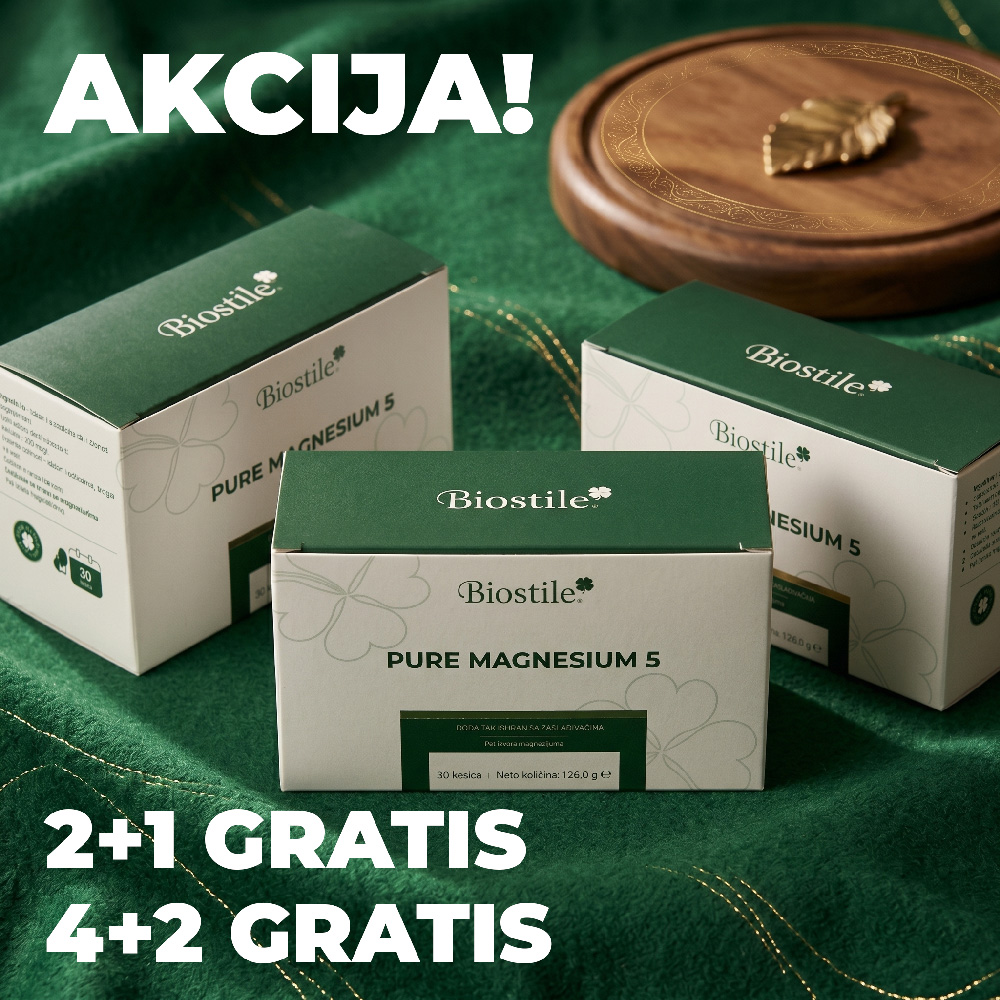 2 X PURE MAGNESIUM + POKLON PURE MAGNESIUM 31 LP MG 21 7a