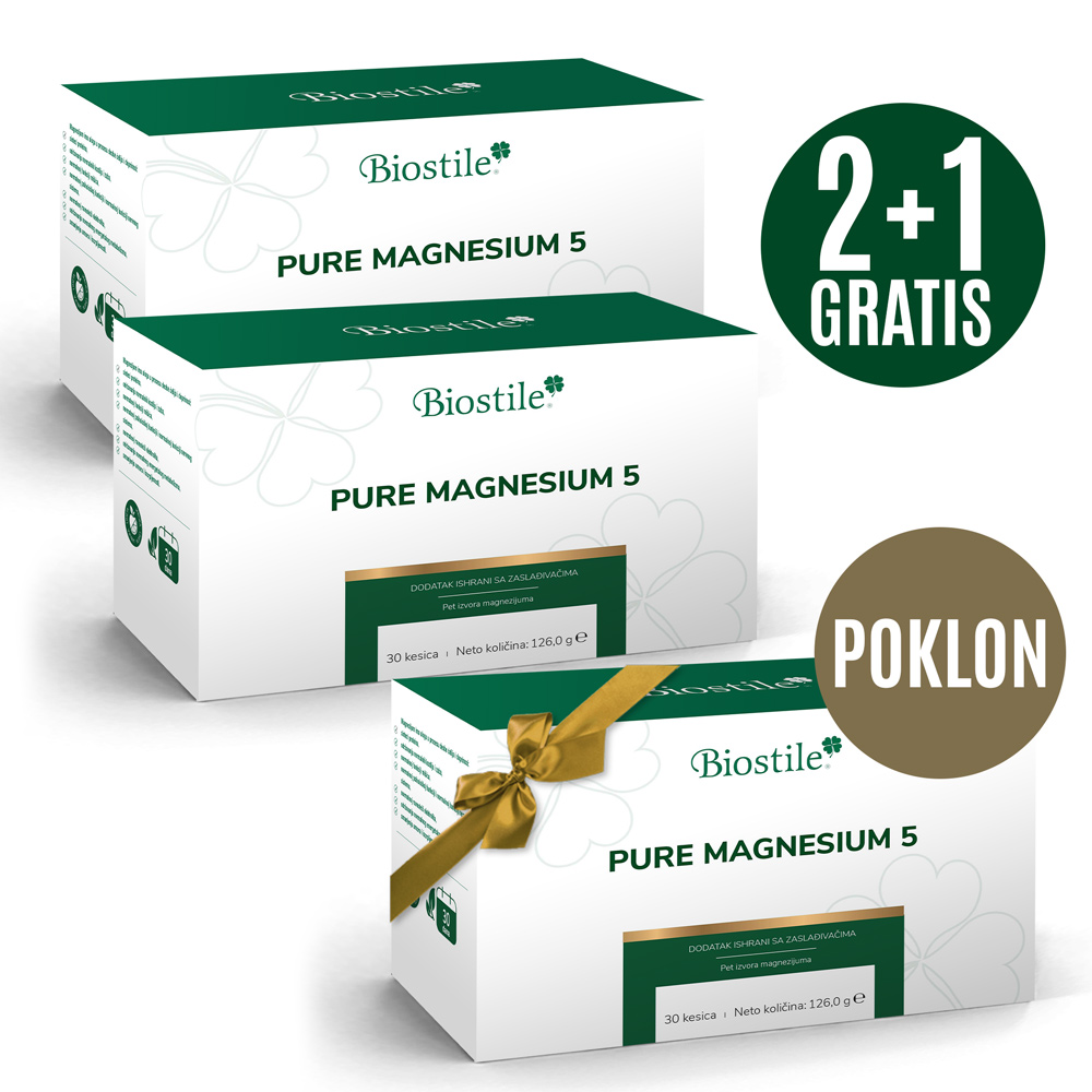 2 X PURE MAGNESIUM + POKLON PURE MAGNESIUM 45 2x Pure Magnesium + gratis Pure Magnesium