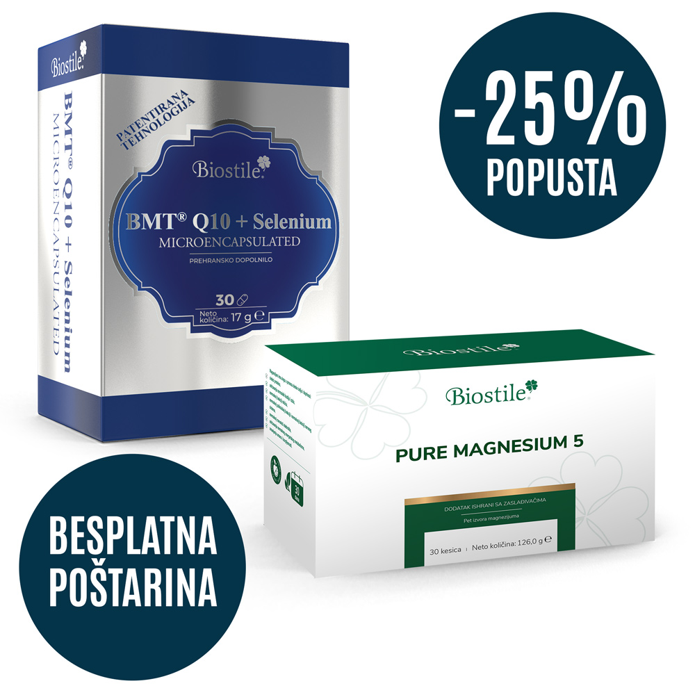 COLLAGEN POWDER - KOLAGEN BEZ KONKURENCIJE 17 BMT® Koenzim Q10 sa Selenom + Pure Magnesium (-25%)