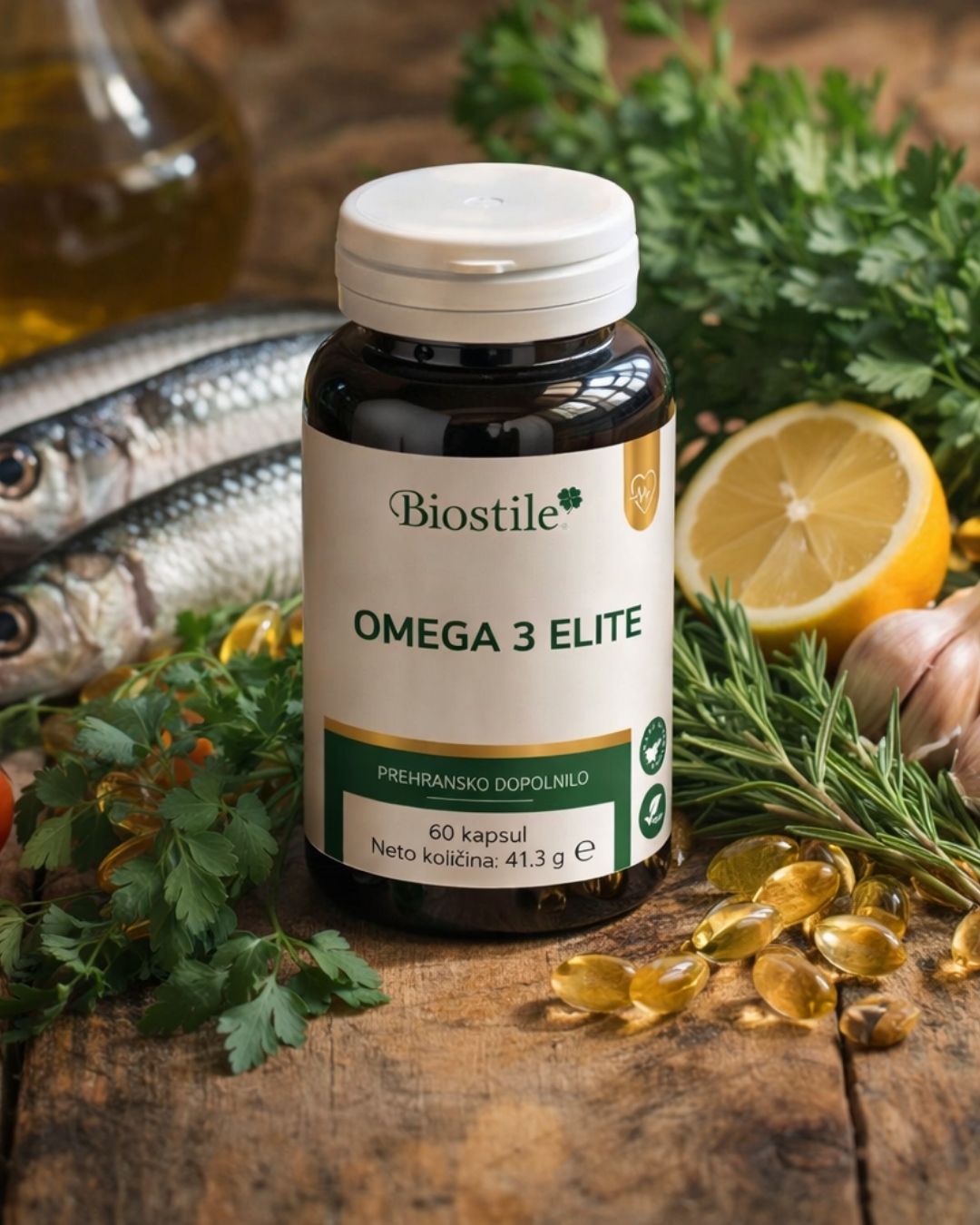Omega 3 Elite, 30 kps. (poklon)