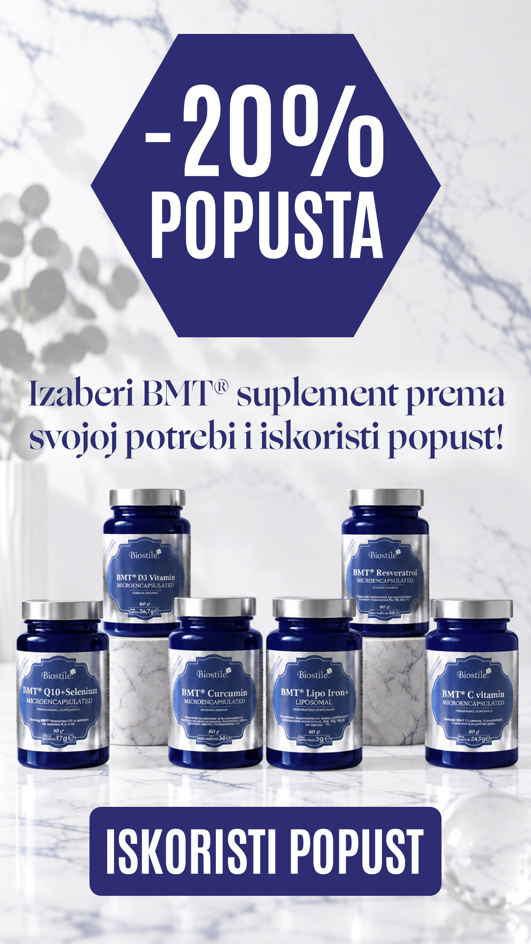Banner BMT proizvodi 20% MOBILE